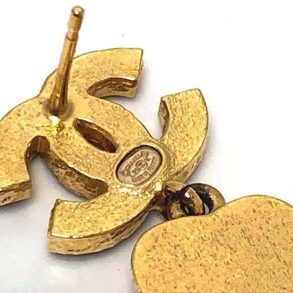 CHANEL Black Logo Earrings - Picture 6 of 13